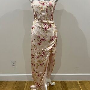 Altar'd State Pink Floral Maxi Dress
